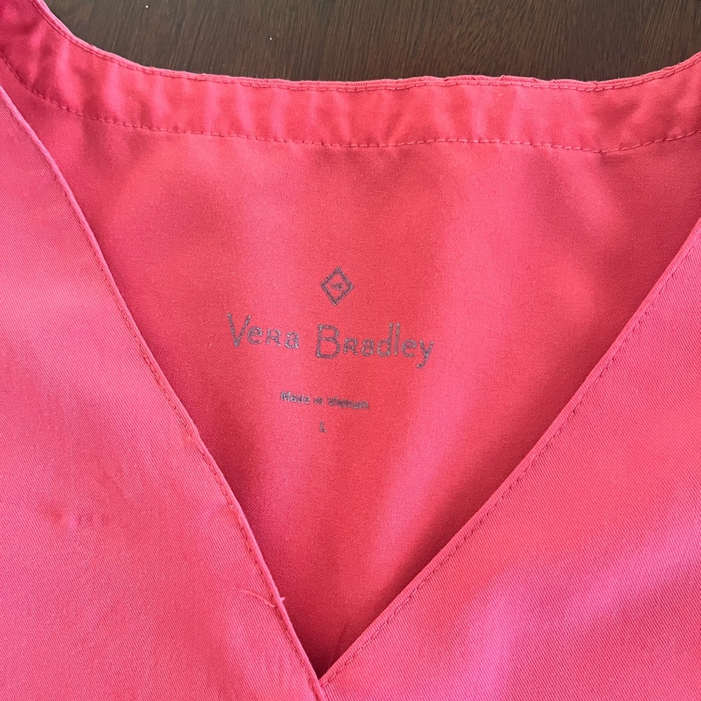 Vera Bradley Coral V-Neck Blouse